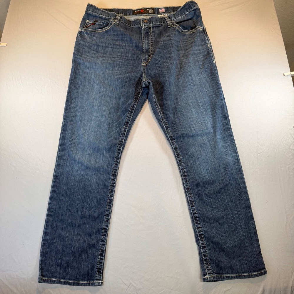 Ariat FR M4 Relaxed Boot Cut Jeans Mens 42x32 Flame Resistant Denim 10023467